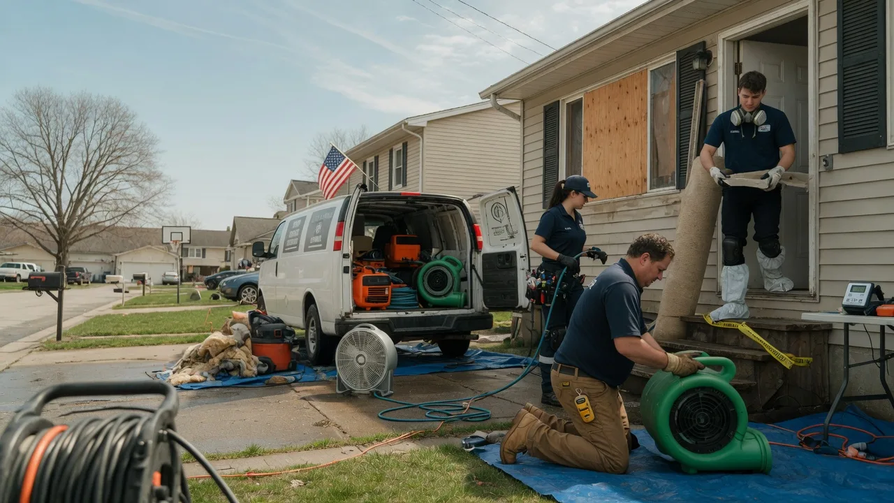 Water Damage Restoration in Terlton, OK near me